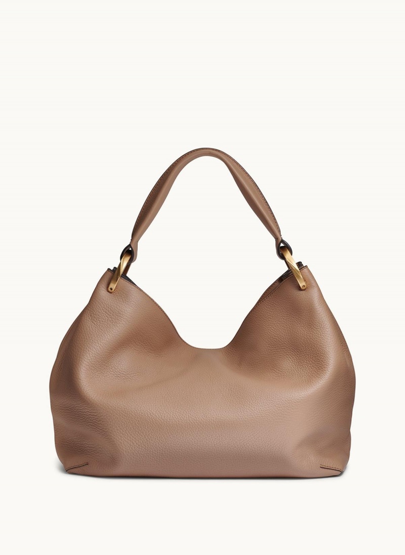 Donna Karan Glenwood Shoulder Bag Brown | USA_DK58352